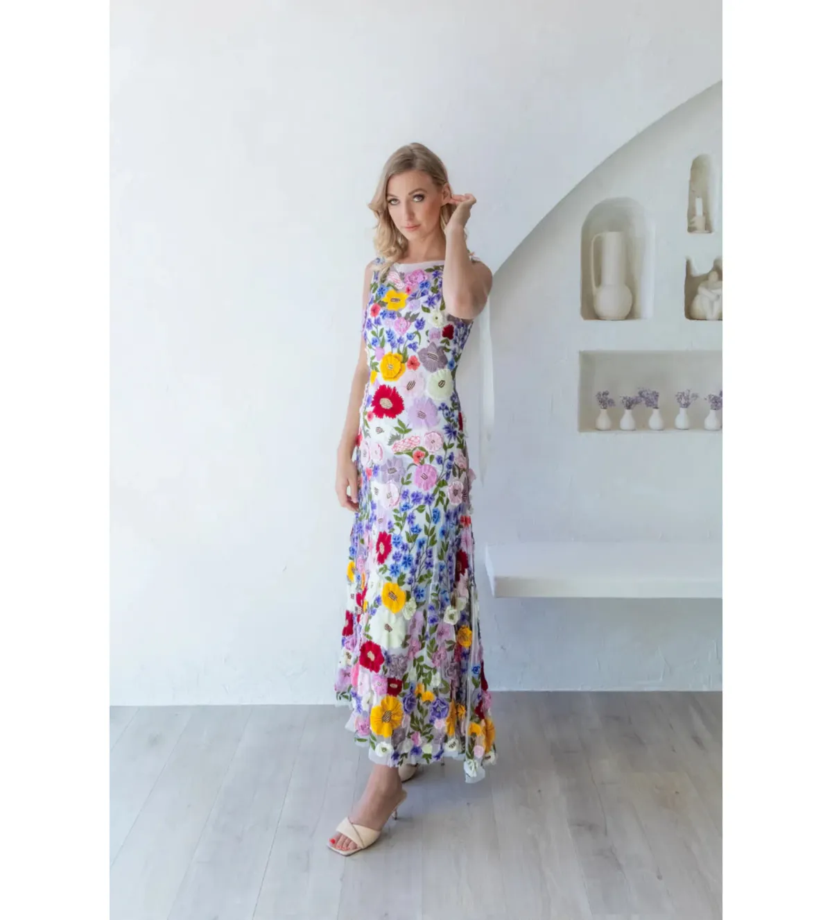 Rachel Gilbert Nya Gown in Floral Size AU 14 - Image 2