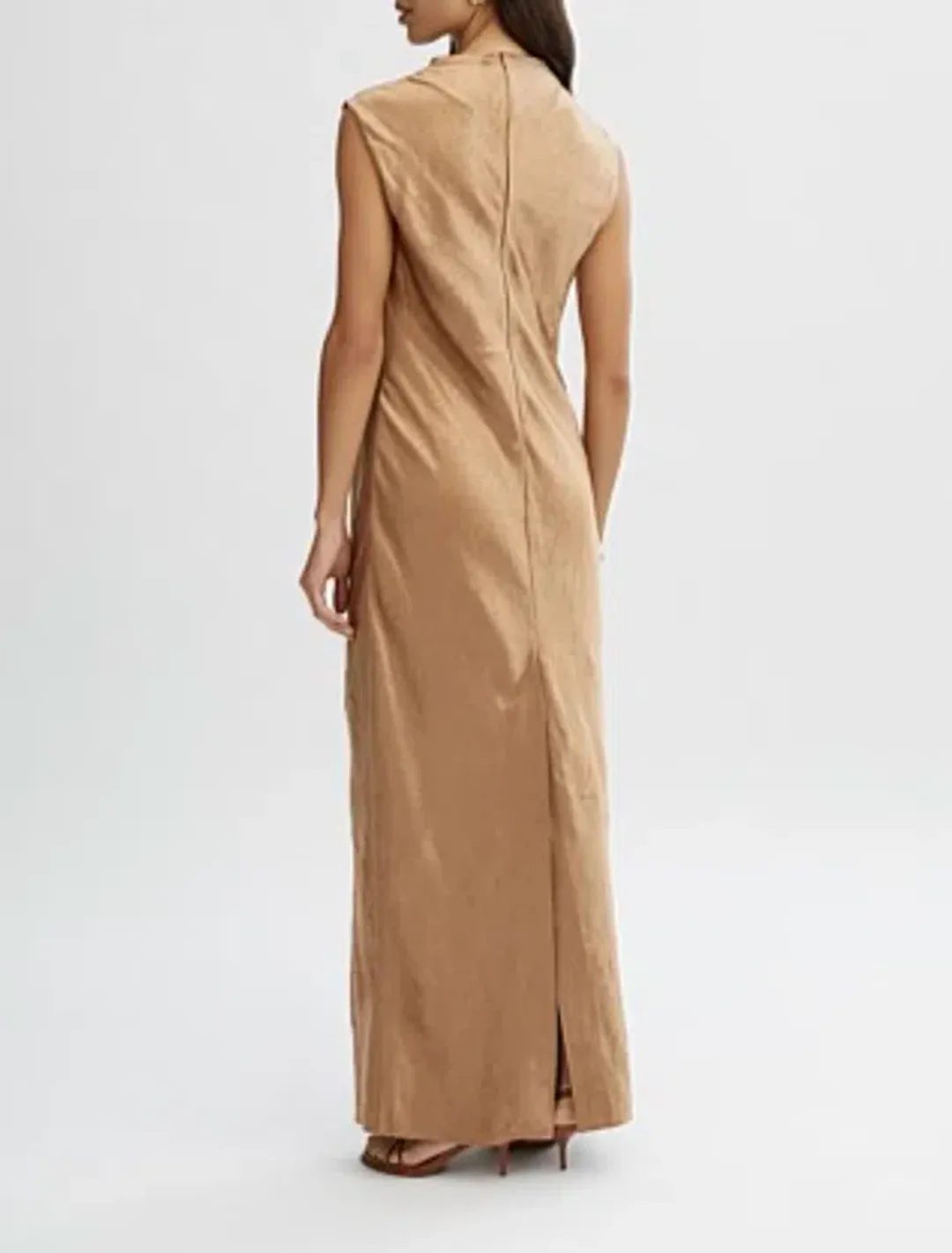 Willow The Celeste Tank Dress Gold Size 8 for rent on The Volte - main image