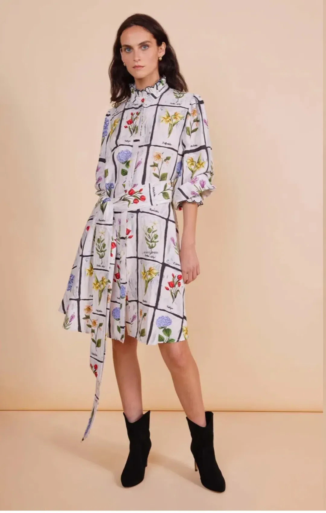 Binny Wear Easter Lilies Dress  Mini Size AU 8 for rent on The Volte - main image