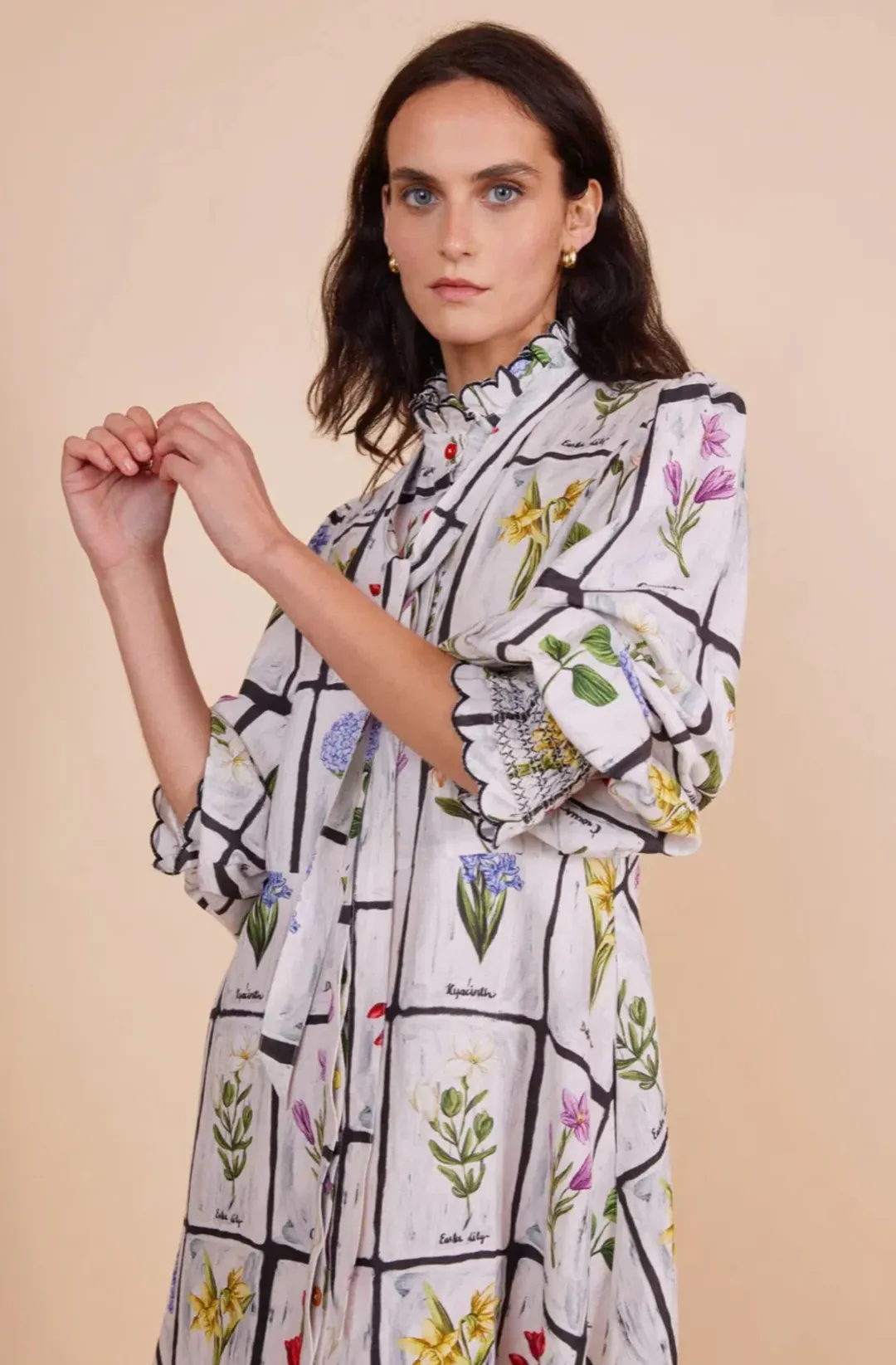 Binny Wear Easter Lilies Dress  Mini Size AU 8 for rent on The Volte - main image