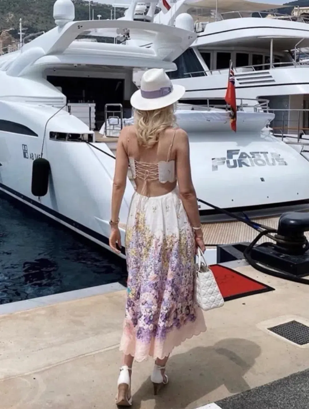 Zimmermann Jude Scallop Midi Dress Size AU 8 for rent on The Volte - main image