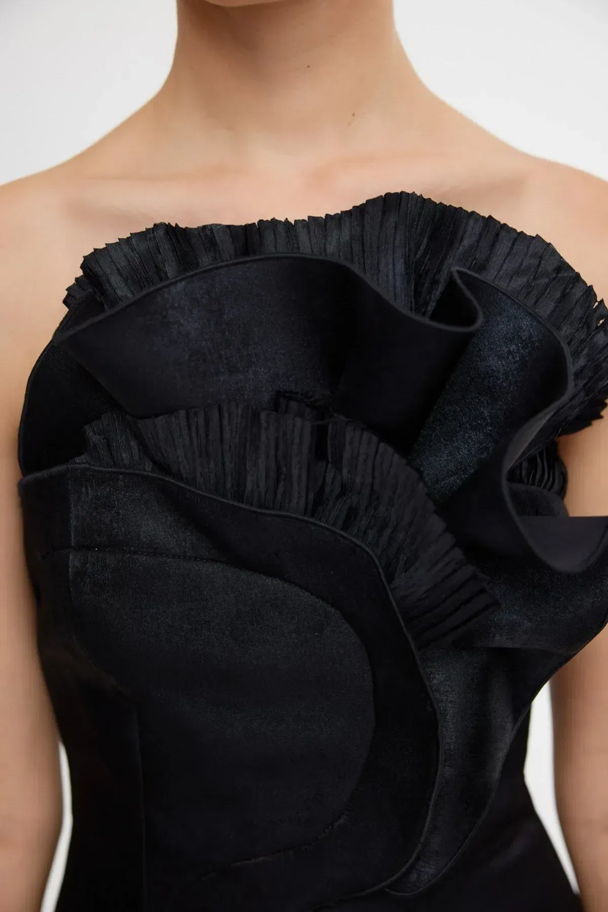 Acler Webster Midi Dress in Black Metallic Size AU 12 - Image 4