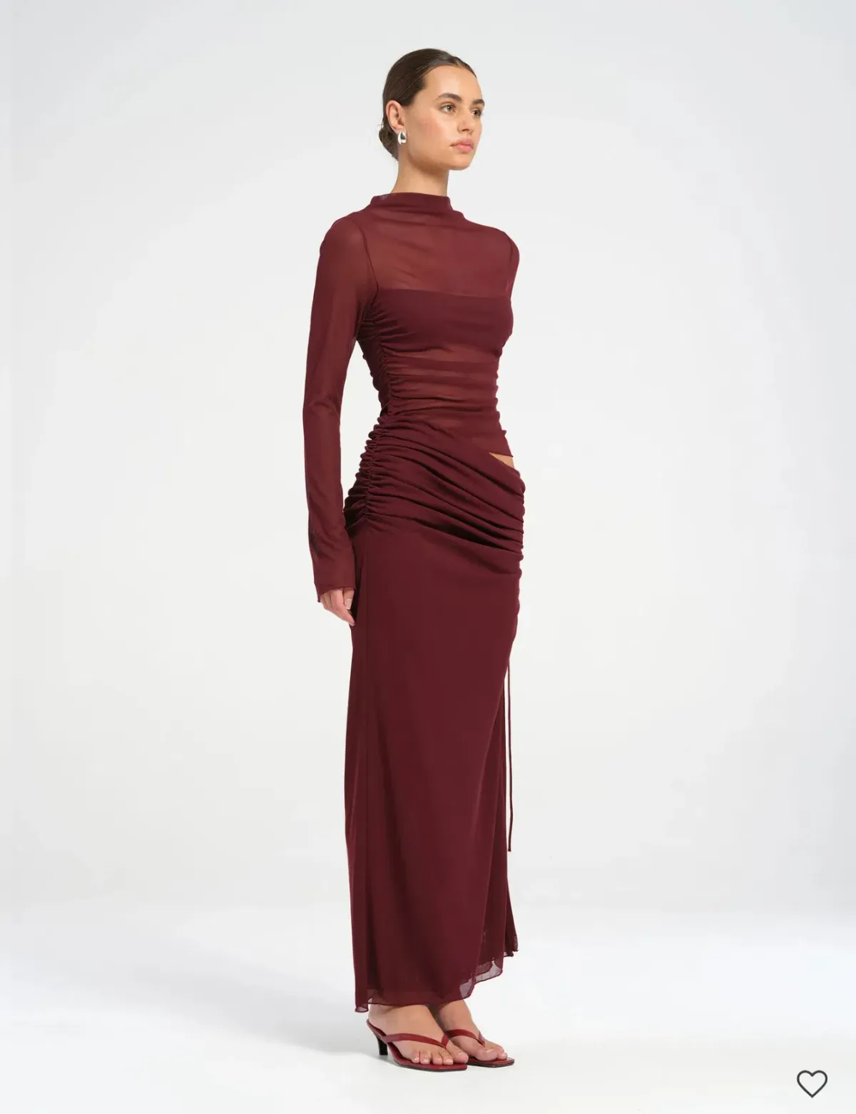 Benni Mable Maxi Dress In Plum Size 8/10 - Image 1