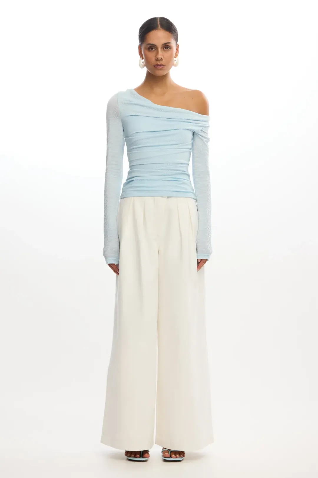 Significant Other Lex Long Sleeve Top Blue Size 8 for rent on The Volte - main image