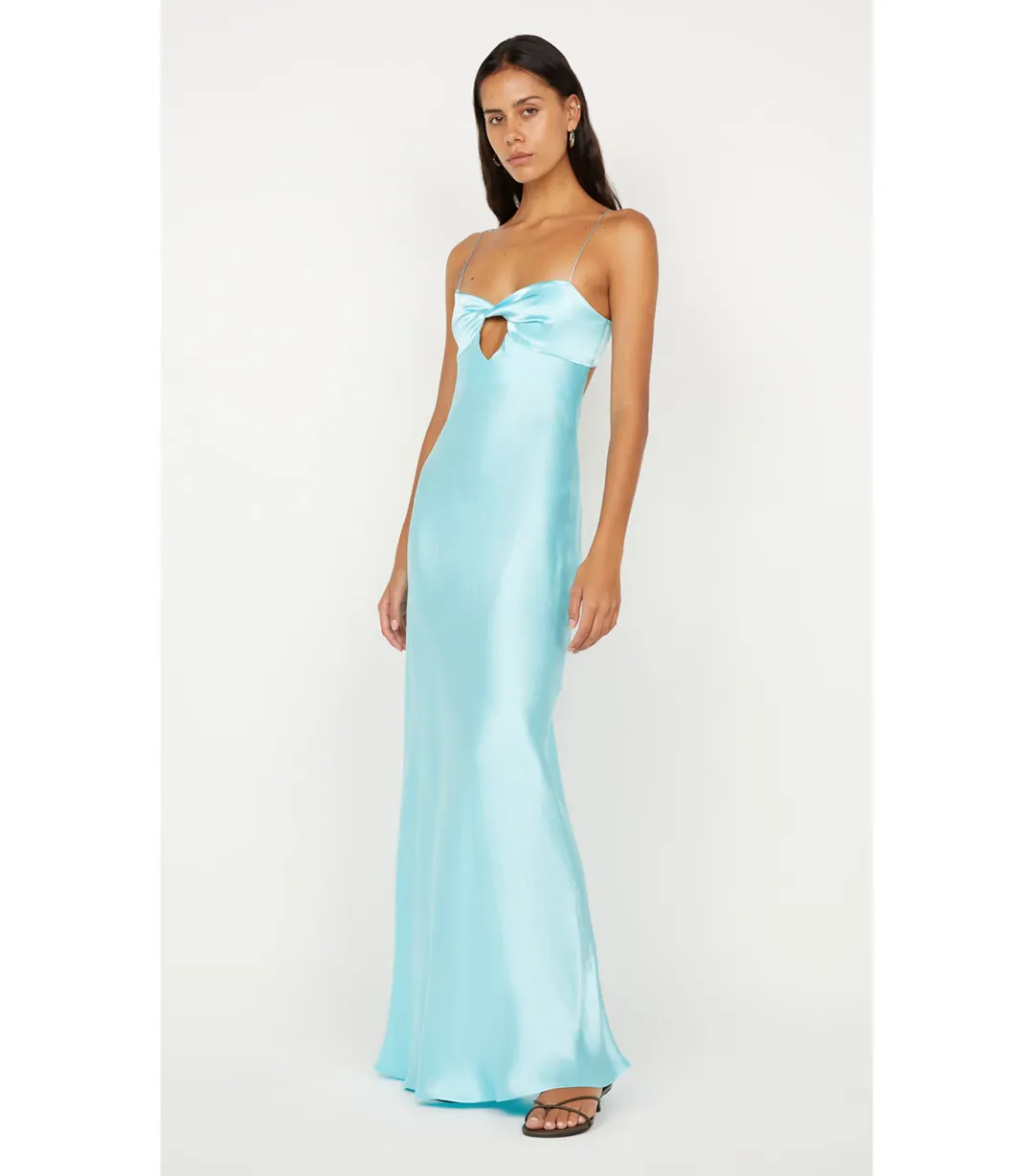 Bec & Bridge Cinder Twist Maxi Dress in Turquoise Size S / AU 8 for rent on The Volte - main image