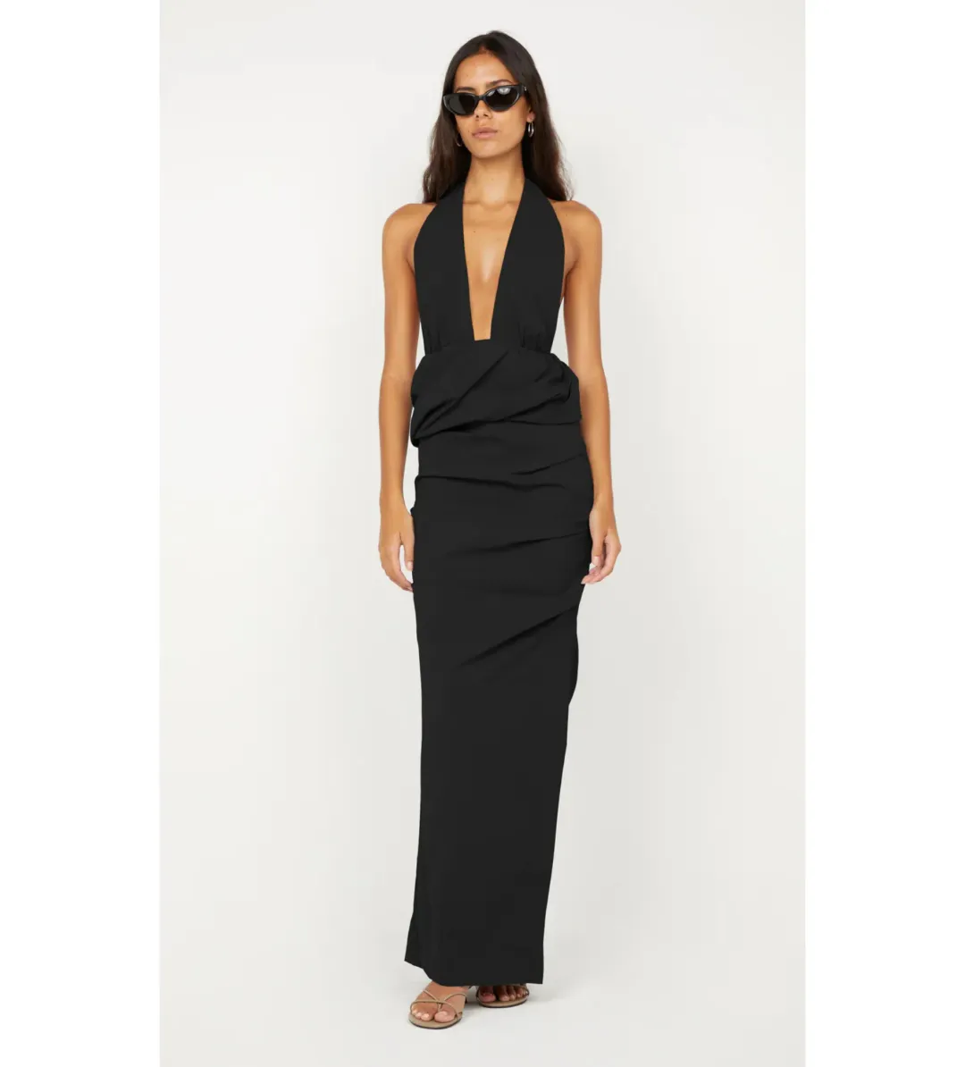 Bec and Bridge Priscilla Bubble Maxi Dress in Black Size S / AU 8 for rent on The Volte - main image