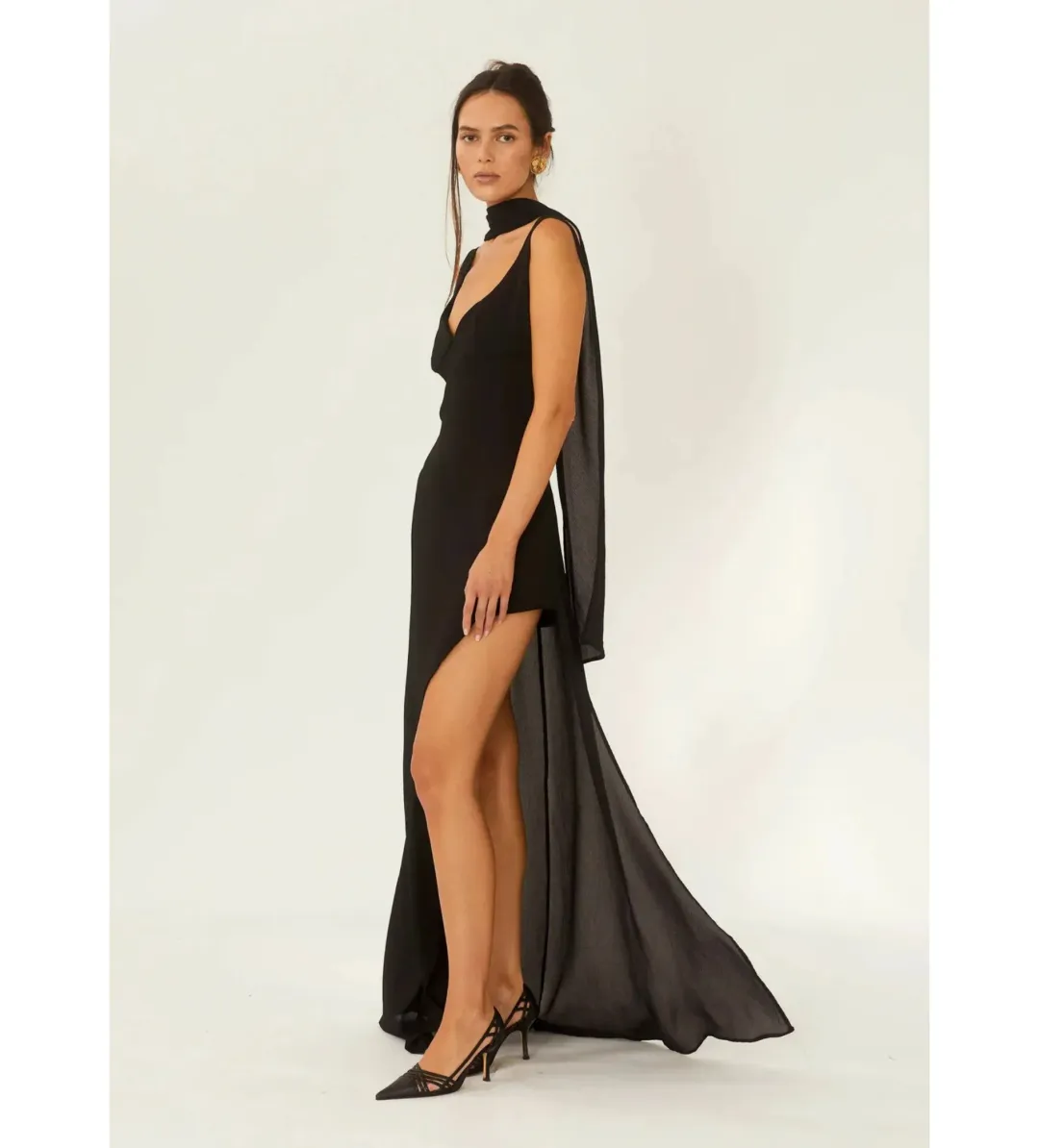 Arcina Ori Amelie Maxi Dress Black Size XS AU 6 for rent on The Volte - main image