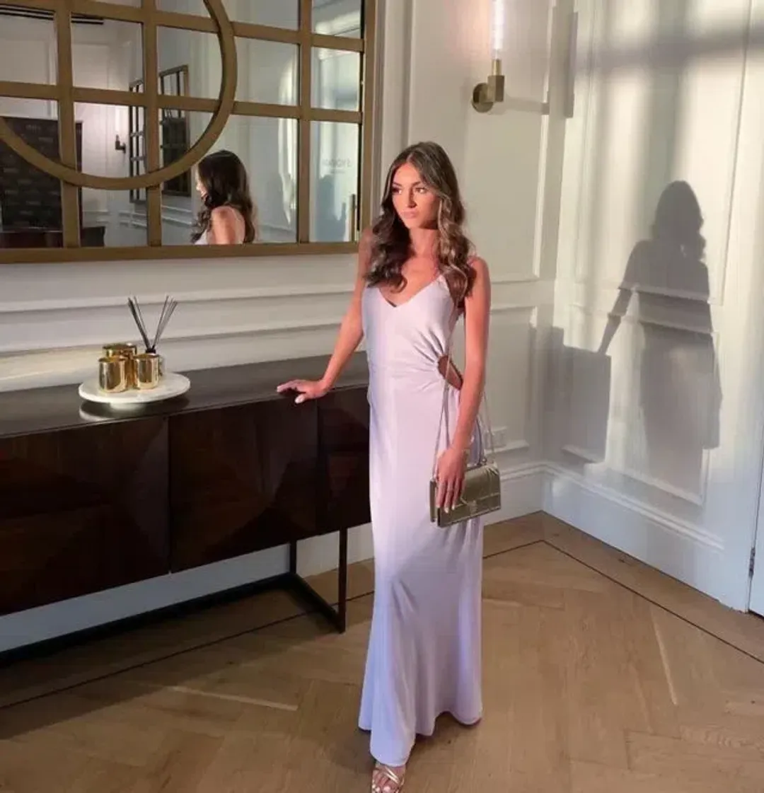 Manning Cartell Tuning Chain Dress Maxi Lilac Size AU 6 for rent on The Volte - main image