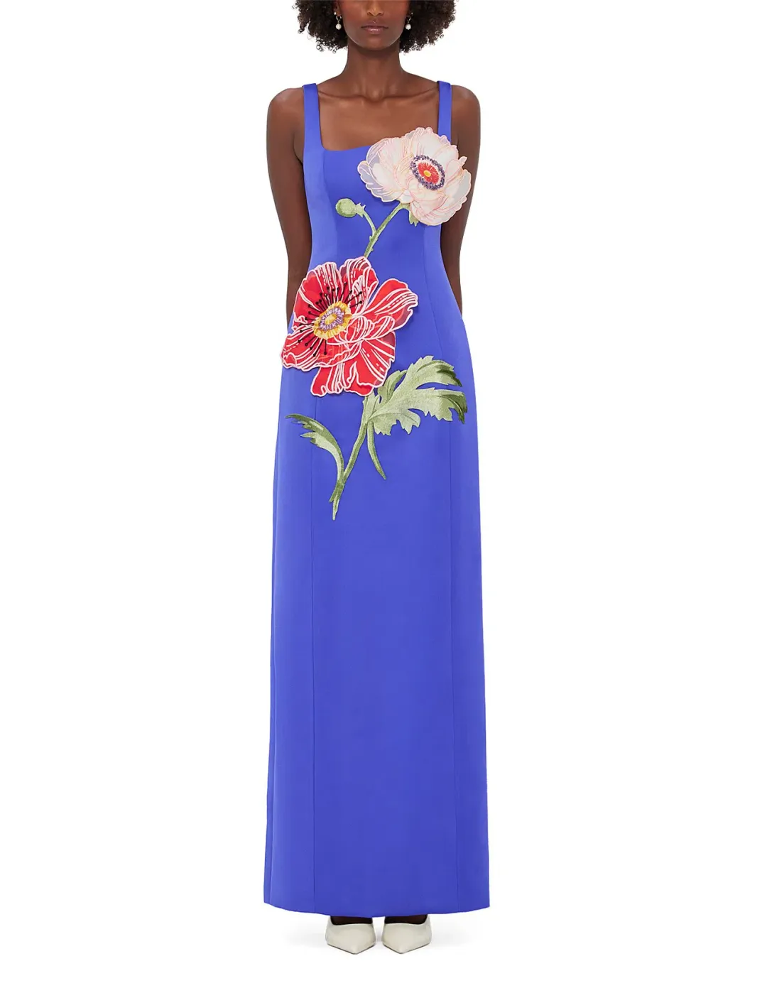 Leo lin Adelina Maxi Dress Lapis Size AU 10 for rent on The Volte - main image