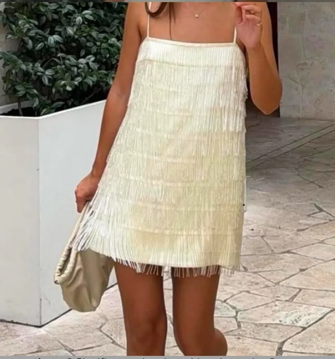 Significant Other Josephine Mini Dress White Size 6 for rent on The Volte - main image