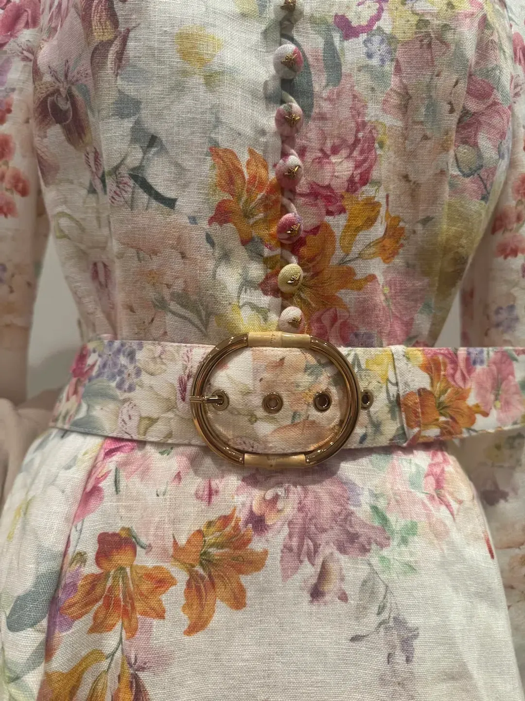 Zimmermann Natura Buttoned Mini Dress for rent on The Volte - main image