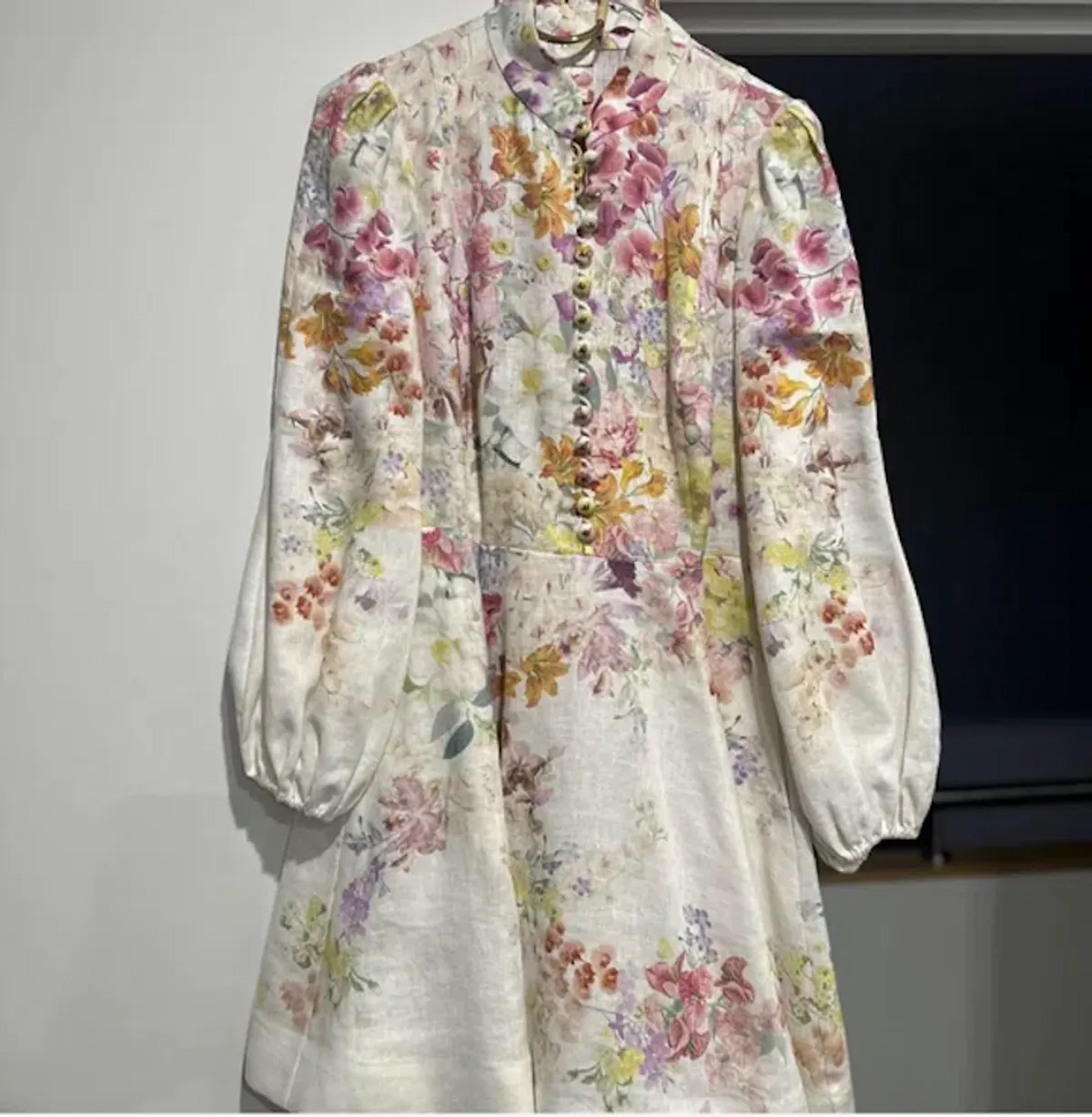 Zimmermann Natura Buttoned Mini Dress - Image 11