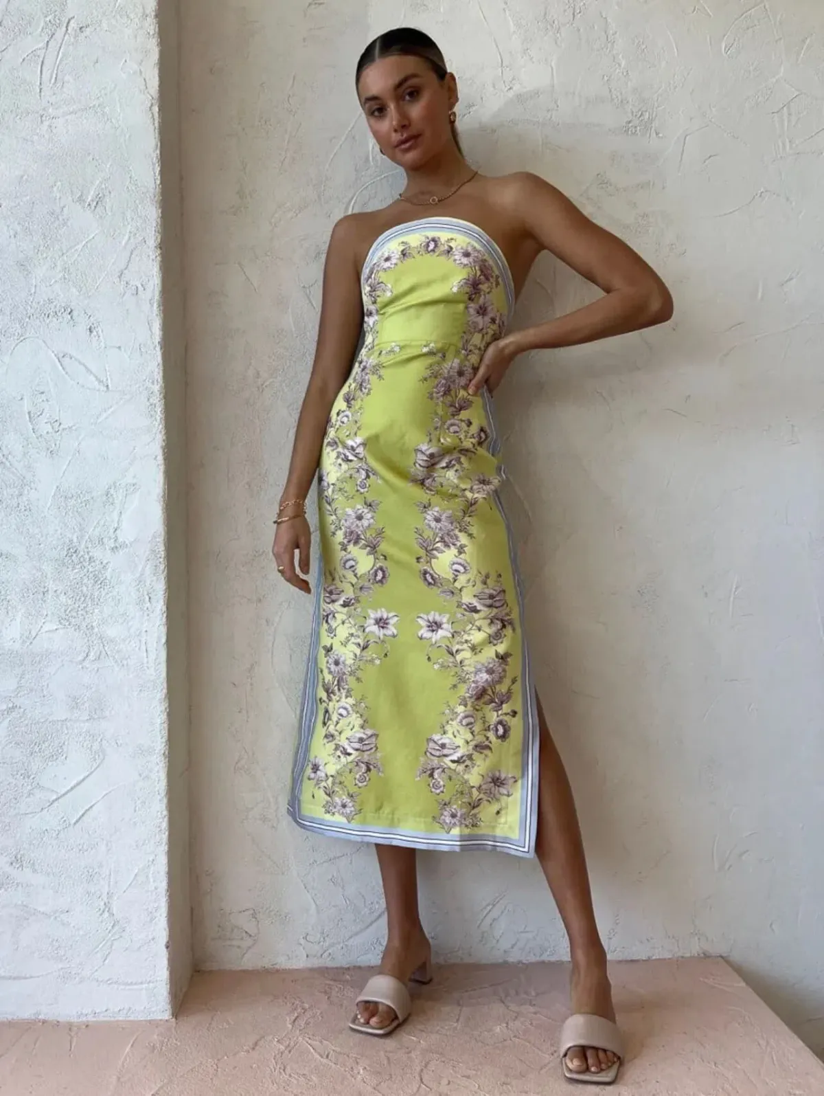 Alemais Marlow Bodice Dress Multi Print Size 8 - Image 1