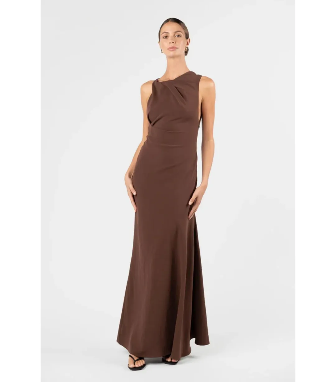 One Fell Swoop Kota Maxi Dress Moccona Size AU 8 for rent on The Volte - main image