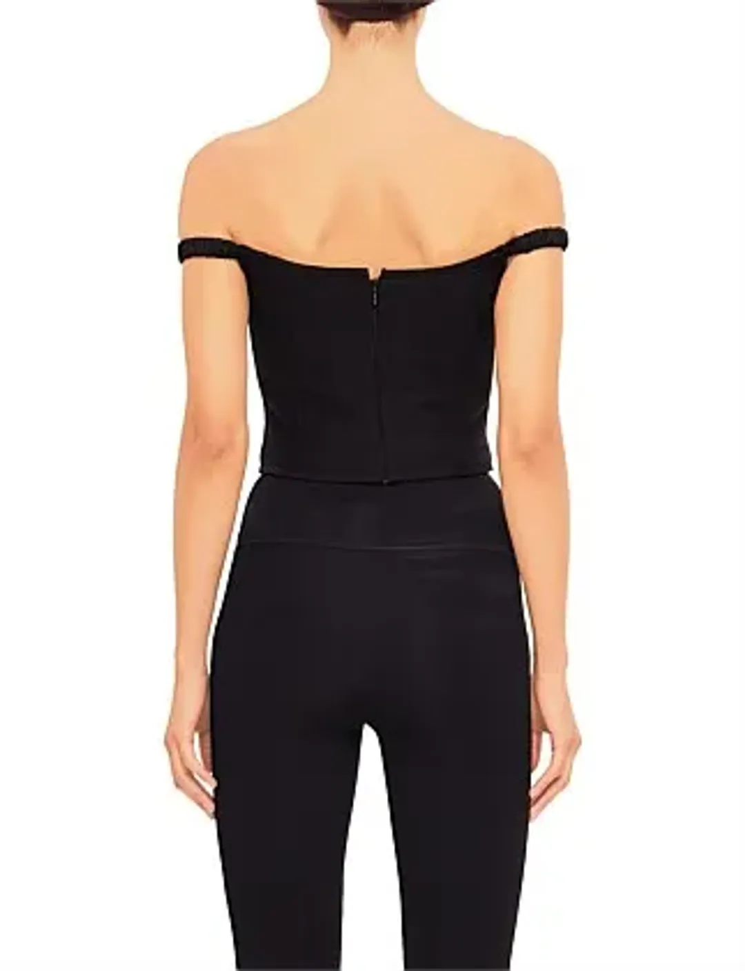 Audra Off The Shoulder Top Black Size AU 8 for rent on The Volte - main image