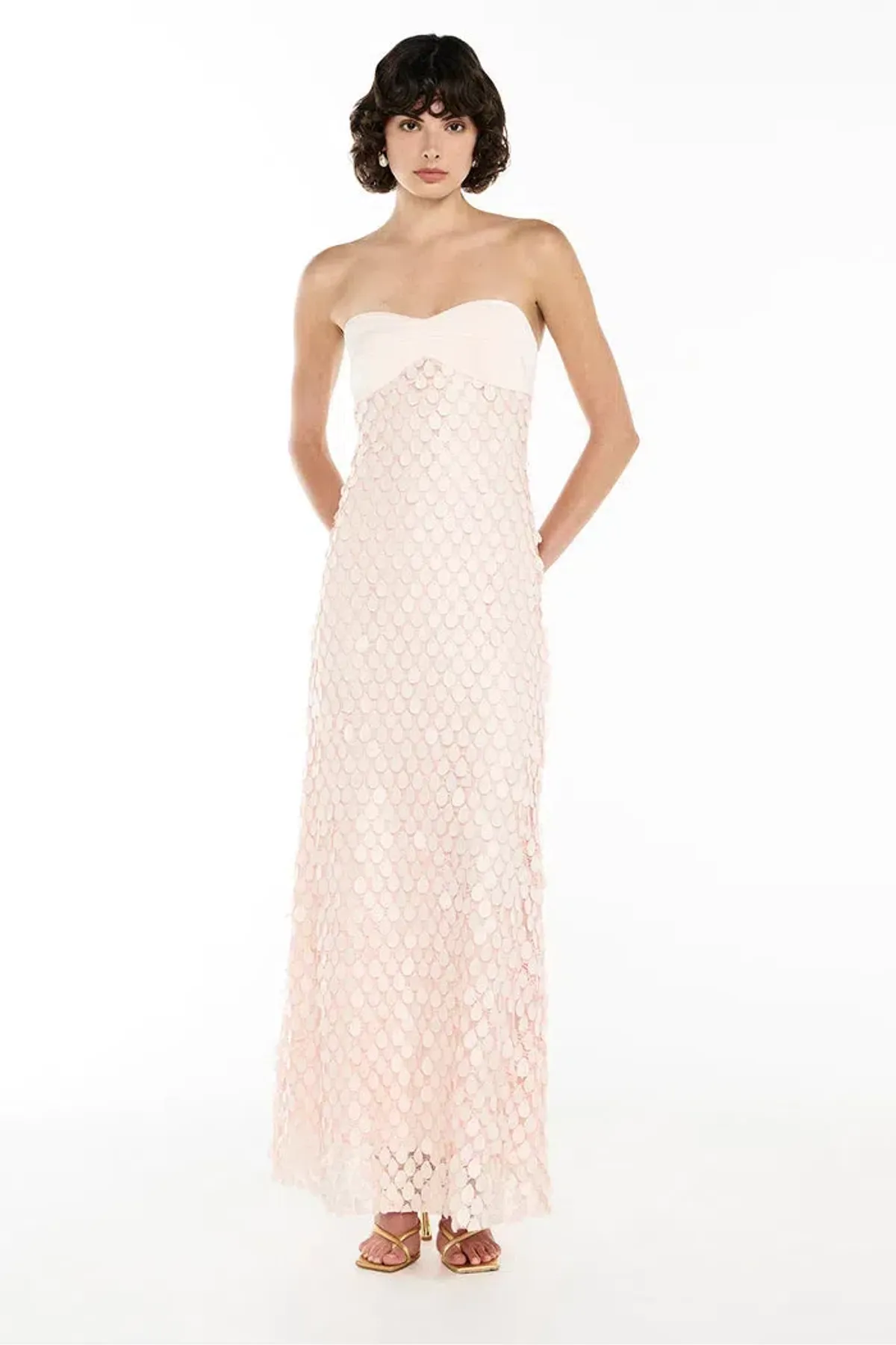 Manning Cartell Supreme Extreme Balconette Maxi Dress Rosewater Size 6 - Image 3