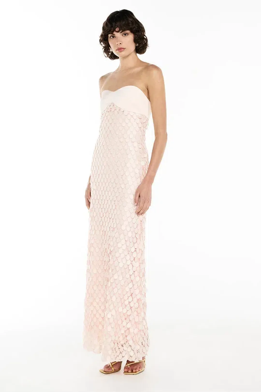 Manning Cartell Supreme Extreme Balconette Maxi Dress Rosewater Size 6 for rent on The Volte - main image
