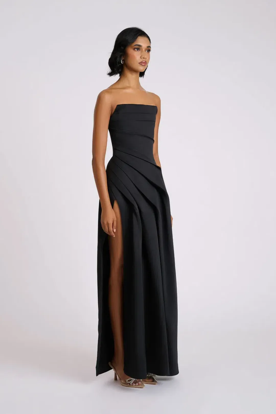 Eliya the Label Deanna Gown Black Size 8 for rent on The Volte - main image