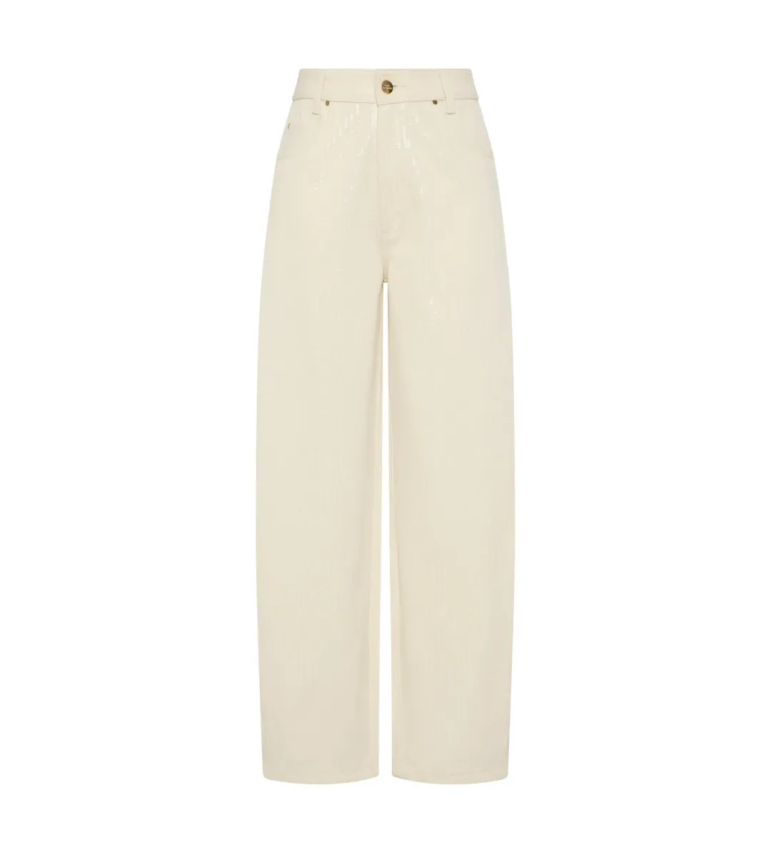 Aje Reflect Denim Barrel Jeans Daylight Size 10 for rent on The Volte - main image