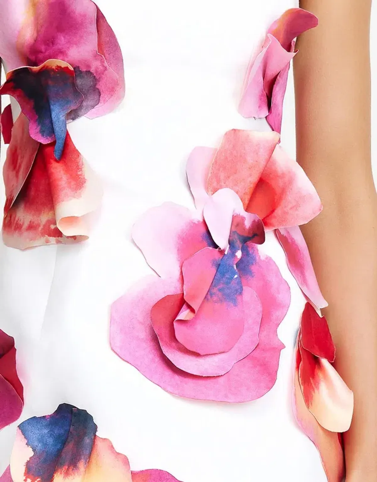 Acler Miltonrise Mini Dress White Floral Size 8 - Image 4