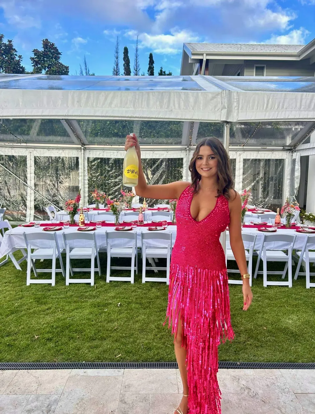 Retrofete Libra Maxi Hyper Pink for rent on The Volte - main image