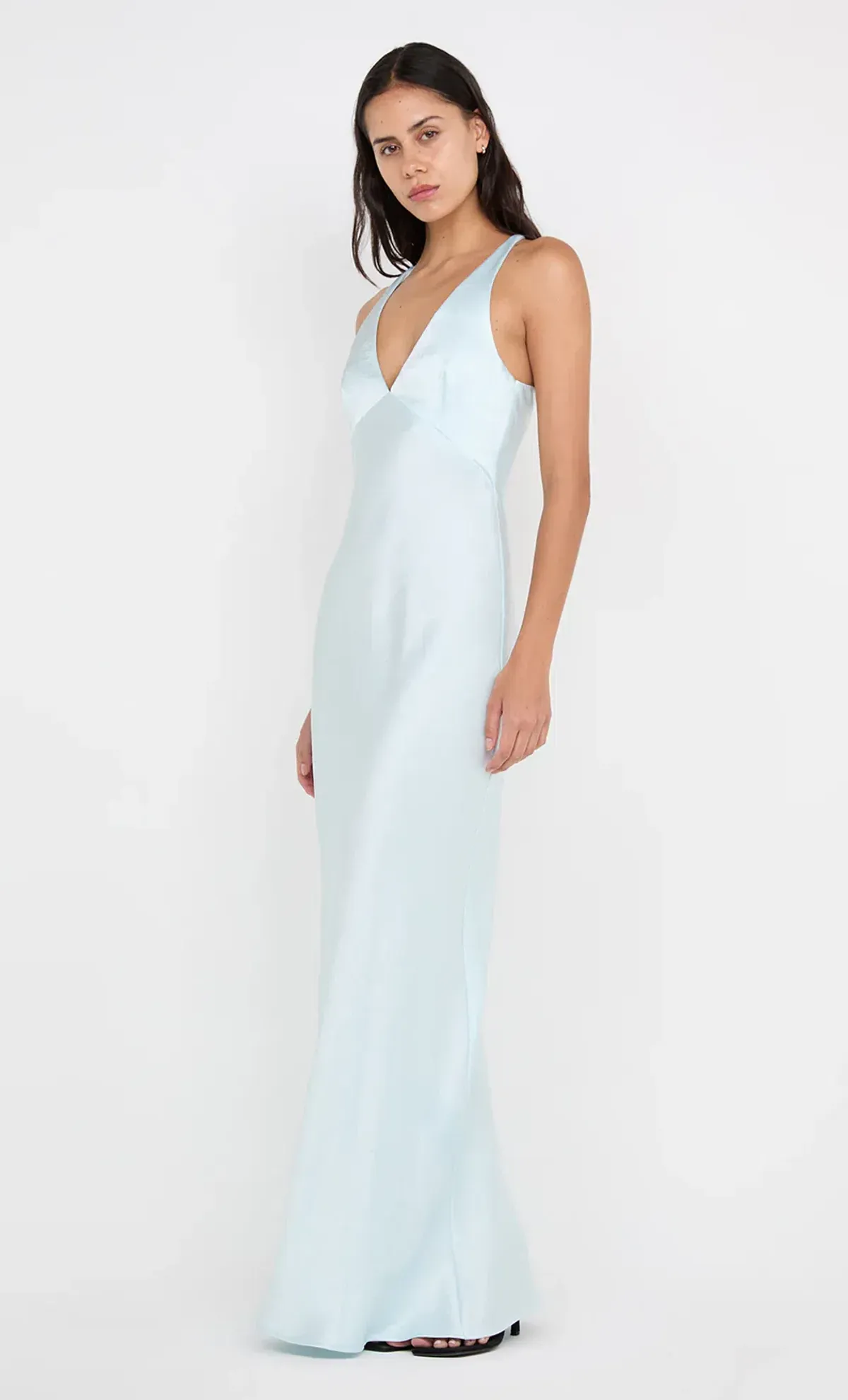 Bec + Bridge The Dreamer V Neck Dress Arctic Blue Size 4 - Image 2