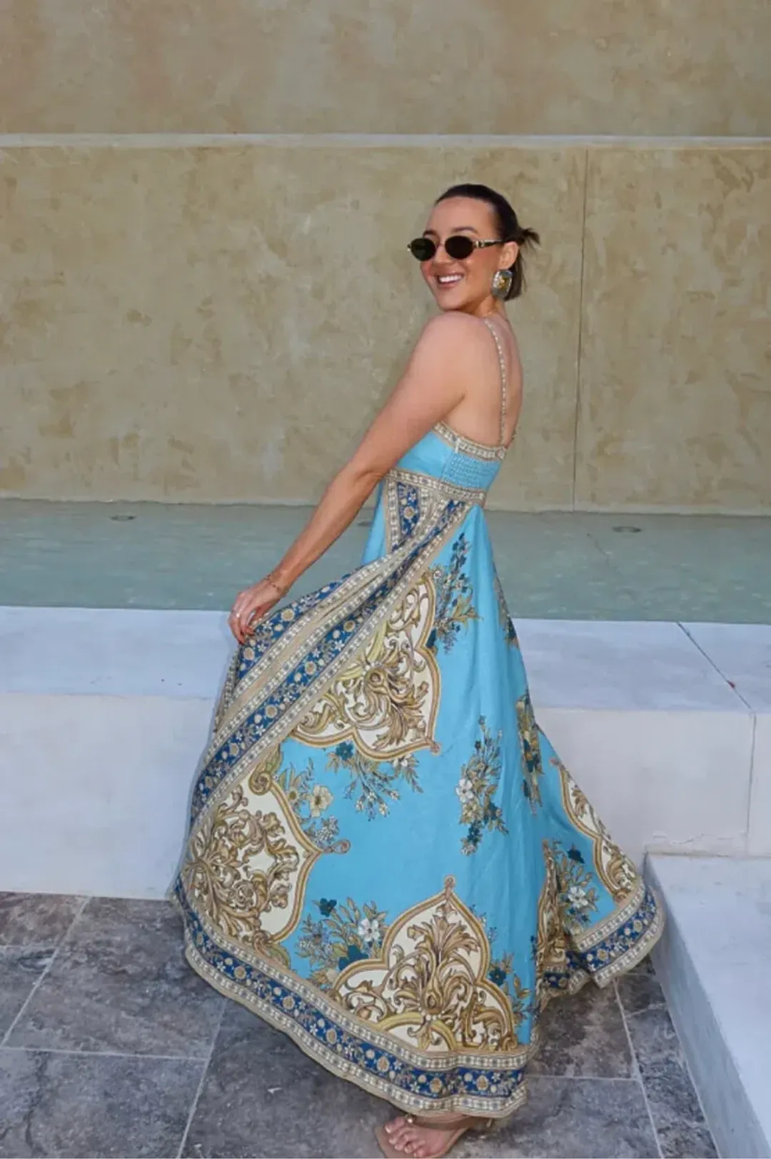 Alemais x La Sirena Exclusive Cassie Sundress Size 12 for rent on The Volte - main image