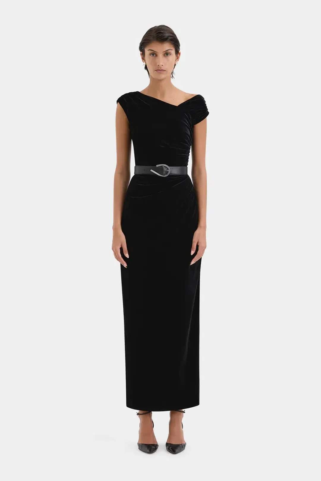 Sir the Label Ettore Gown Black Size 3/AU 12 for rent on The Volte - main image