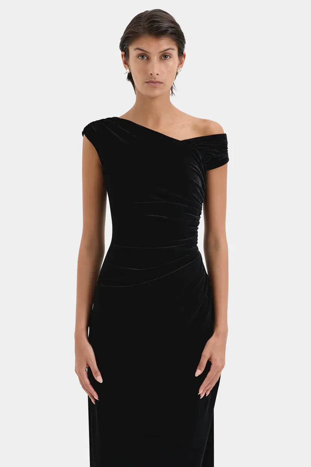 Sir the Label Ettore Gown Black Size 3/AU 12 for rent on The Volte - main image
