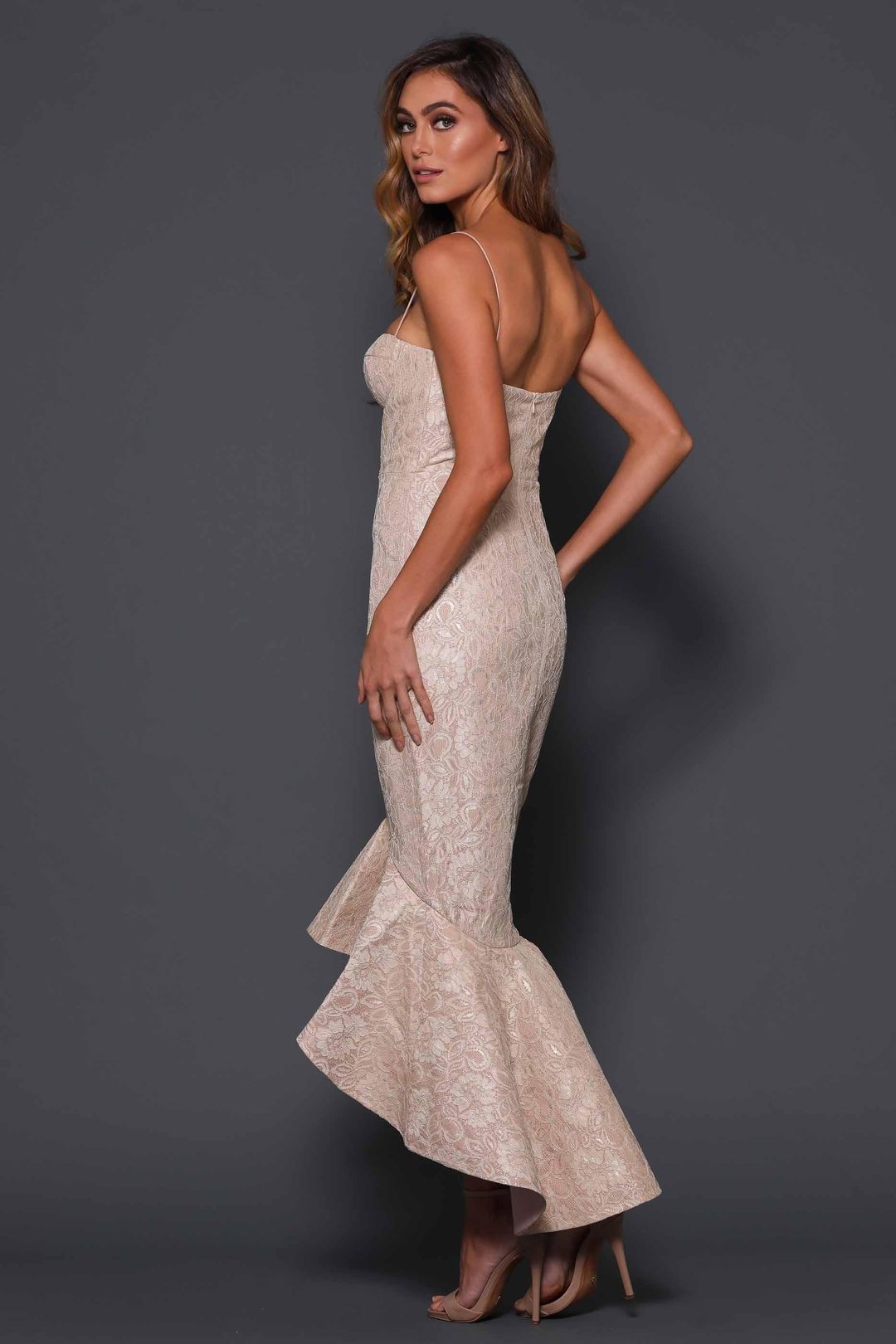 Elle Zeitoune Oakley Champagne size 8 for rent on The Volte - main image