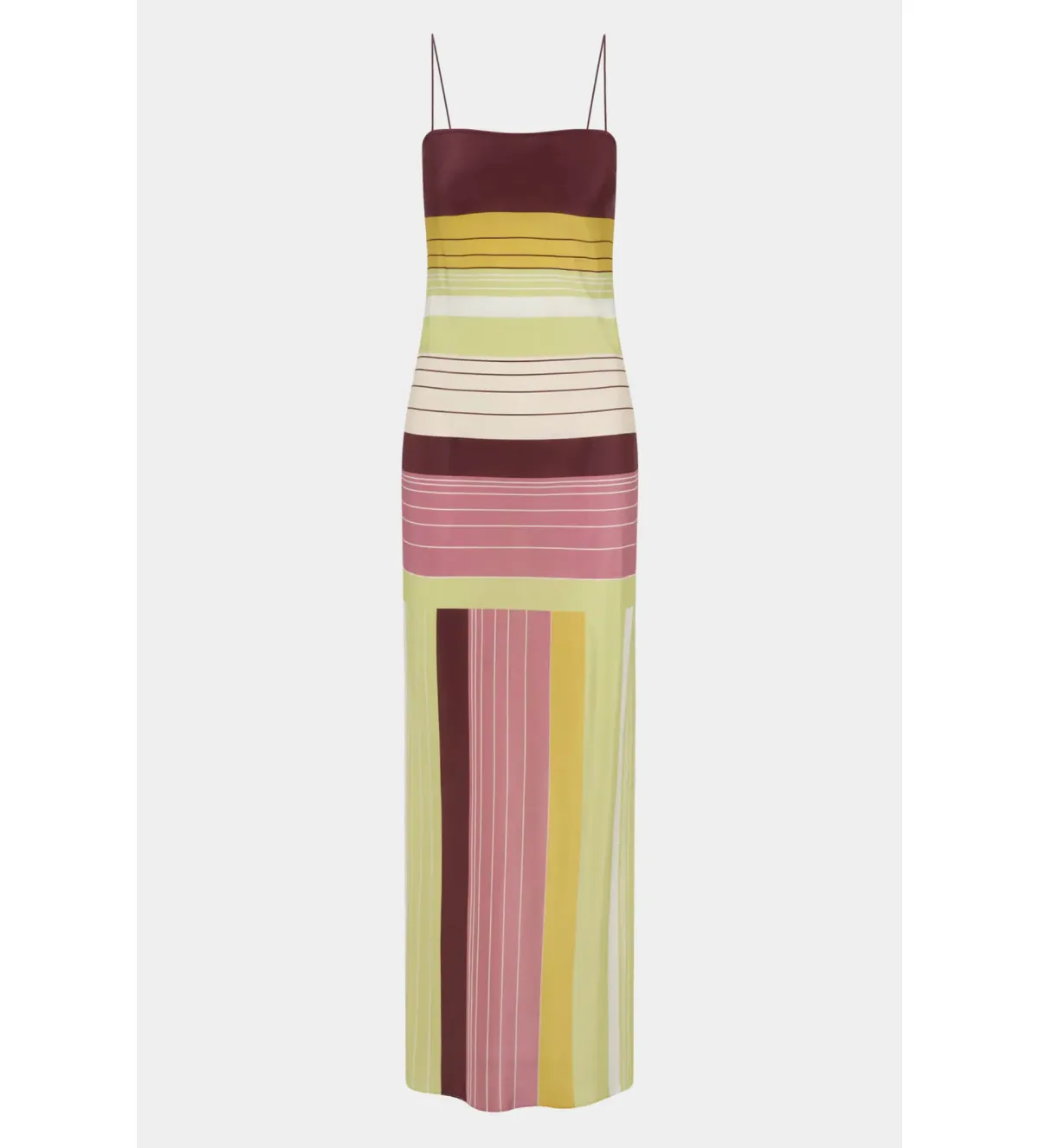 Sir The Label Fontana Slip Maxi Dress in Elisa Stripe Size 10 - Image 4