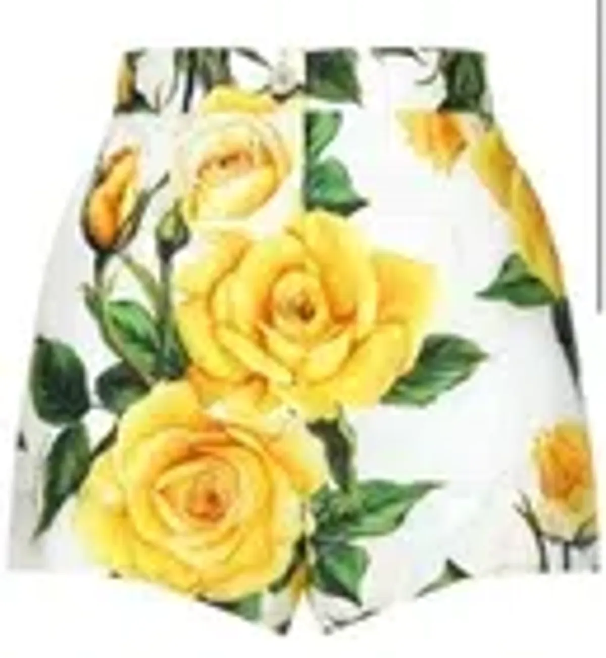 Dolce & Gabbana Multicolored Rose Print Top & Shorts Size 10 - Image 2