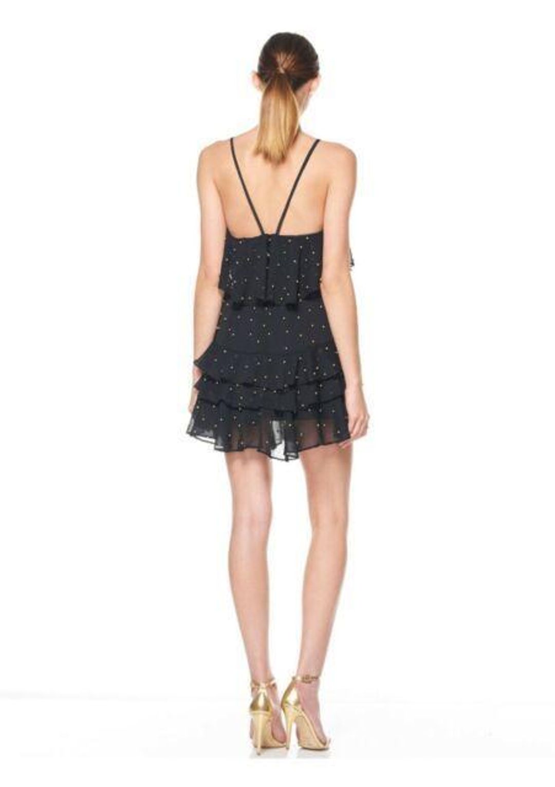 Talulah Queen of the Night Mini Dress Black Size 6 for rent on The Volte - main image