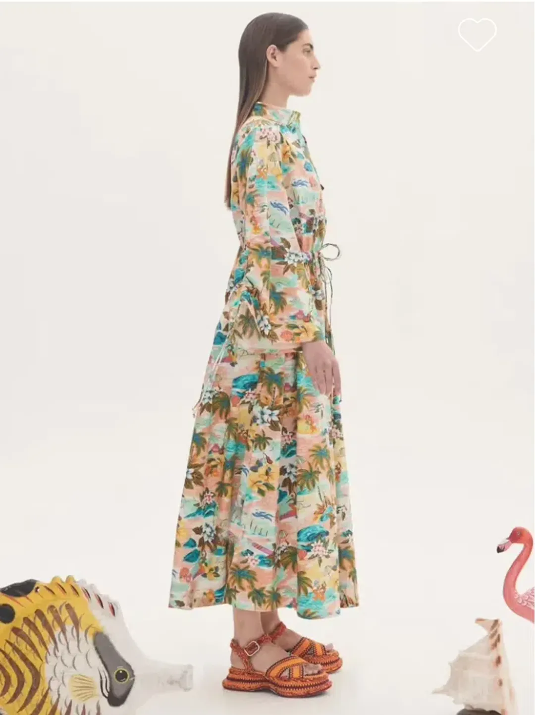 Alemais Mermaid Point Midi Dress Multi-colored Size AU 10 for rent on The Volte - main image