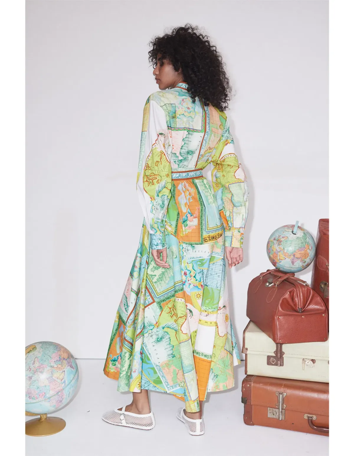 Alemais Atlas Shirt Dress Multi Size 12 - Image 2