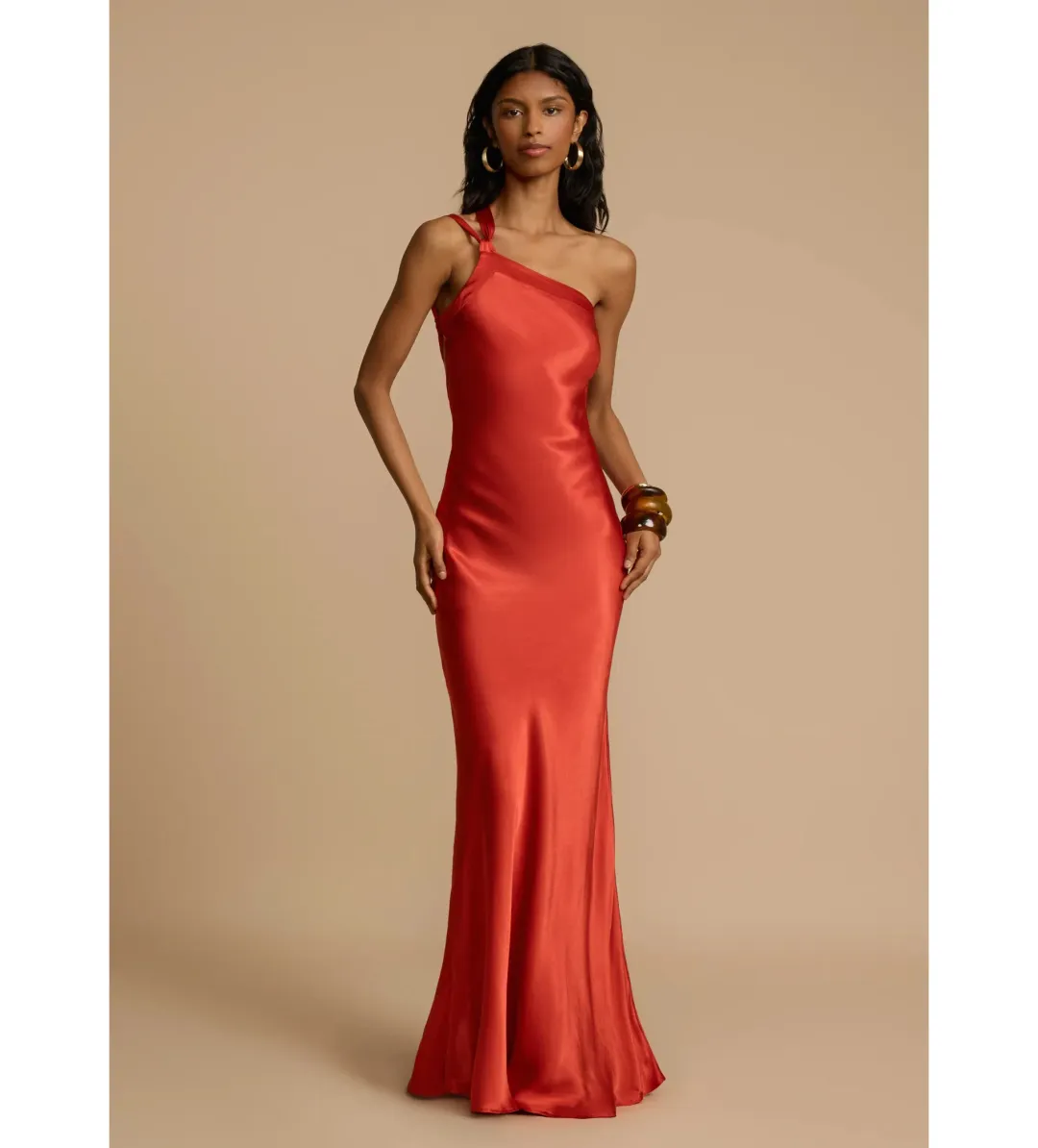 Arcina Ori Monique Maxi Gown Rust Size XS/ AU 6 for rent on The Volte - main image