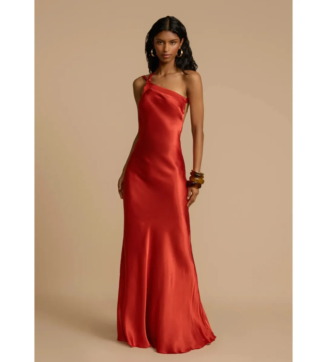 Arcina Ori Monique Maxi Gown Rust Size XS/ AU 6 for rent on The Volte - main image