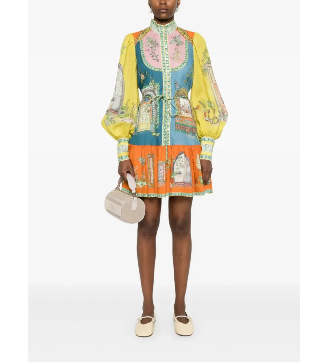 Alemais Monte Mini Dress Multi Size 8 for rent on The Volte - main image