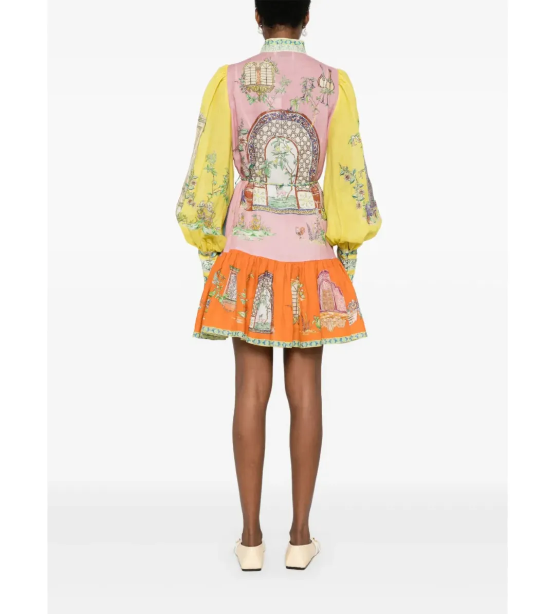 Alemais Monte Mini Dress Multi Size 8 for rent on The Volte - main image