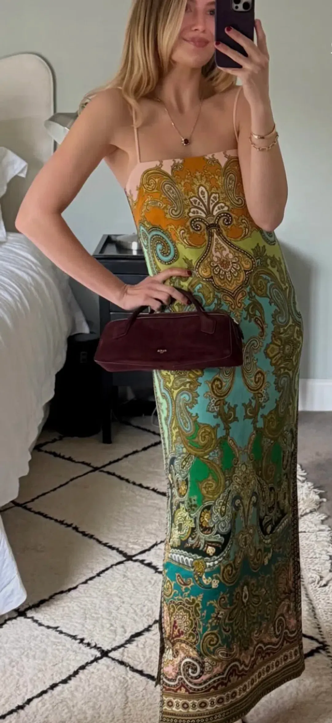 Alemais Exclusive Clemenza Slip Dress Size 8 for rent on The Volte - main image