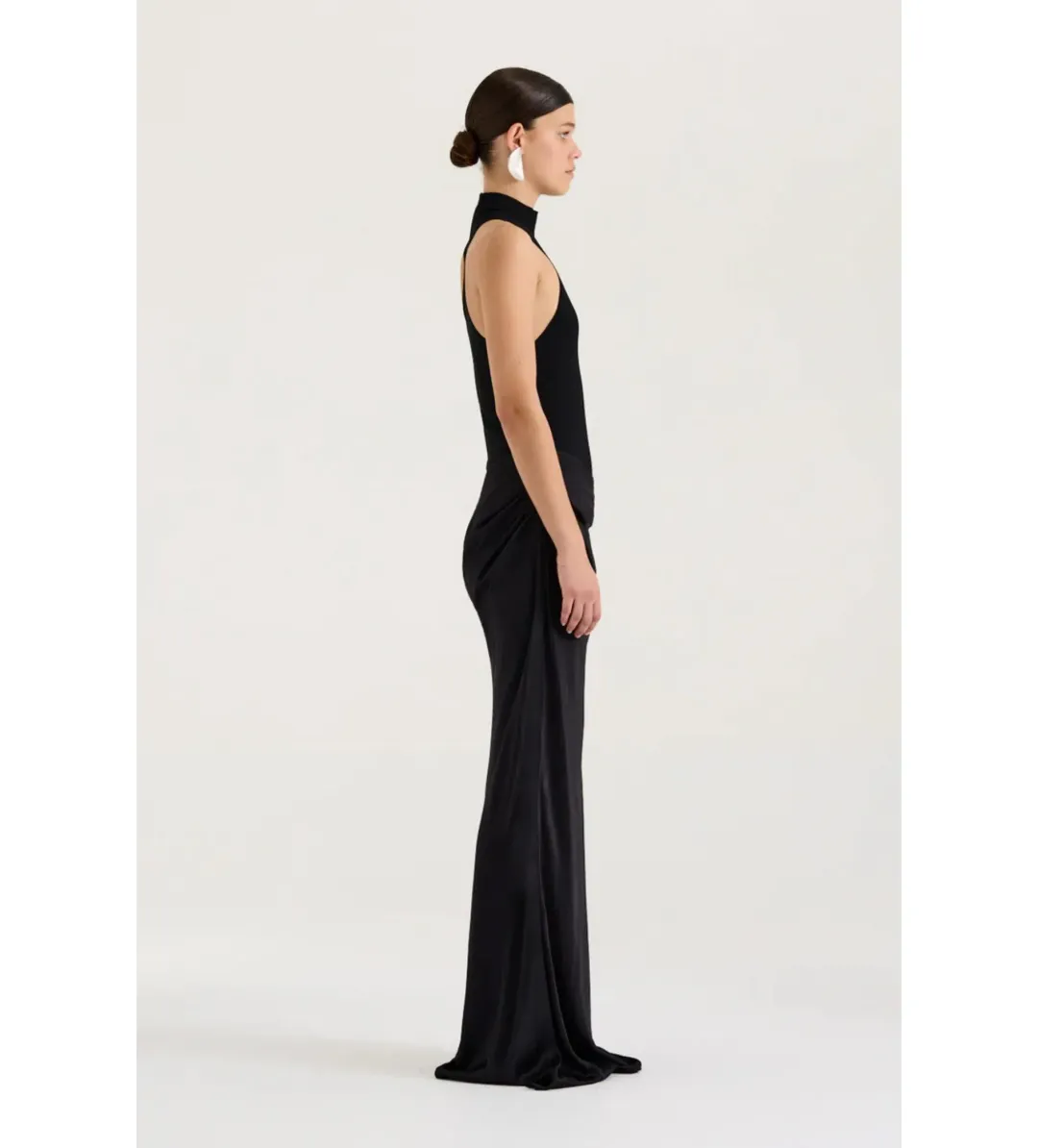 Henne Soraia Maxi Dress Black Size L AU 12  for rent on The Volte - main image