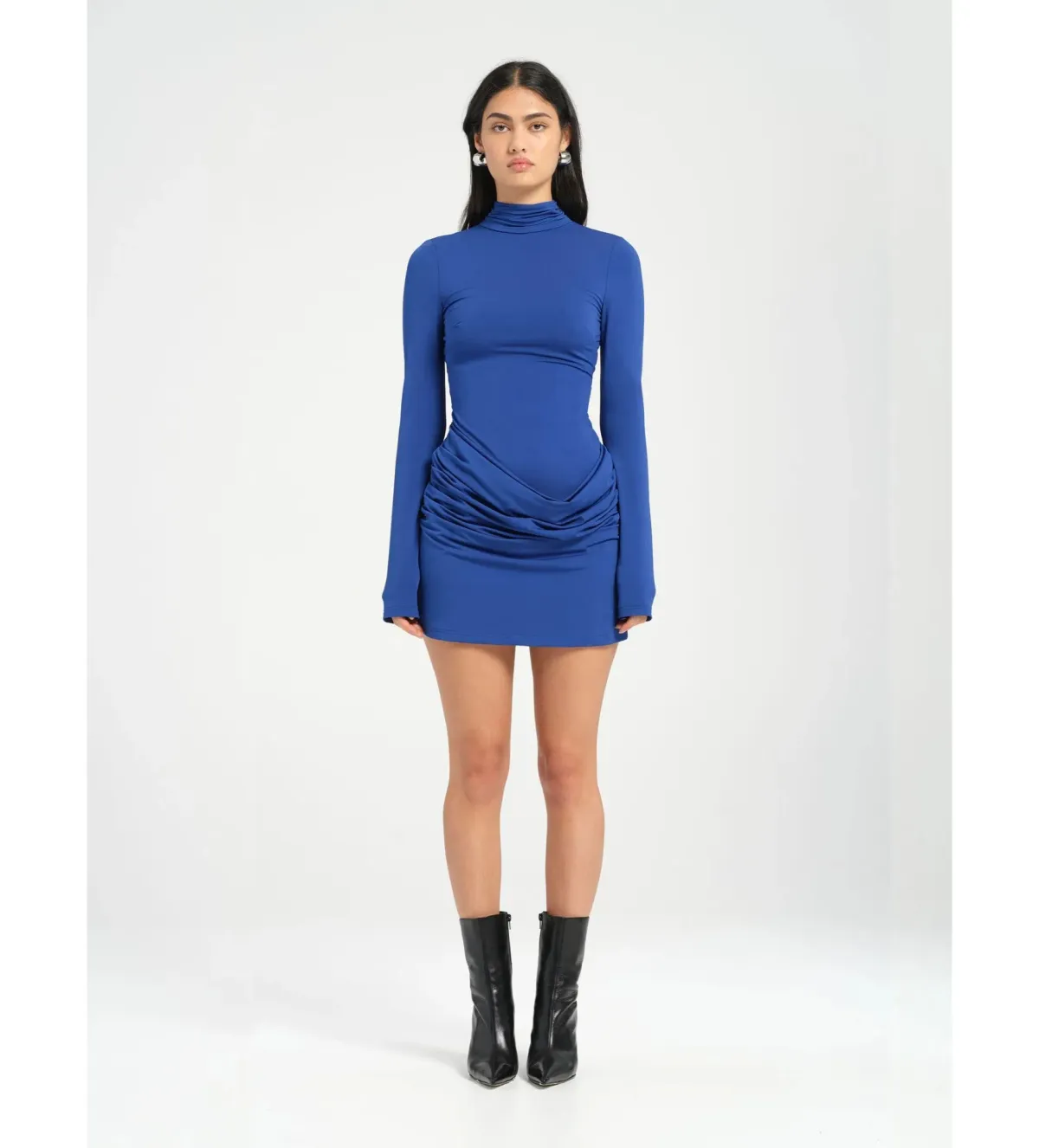 BENNI Veda Mini Dress Cobalt Blue Size AU 12 - Image 1