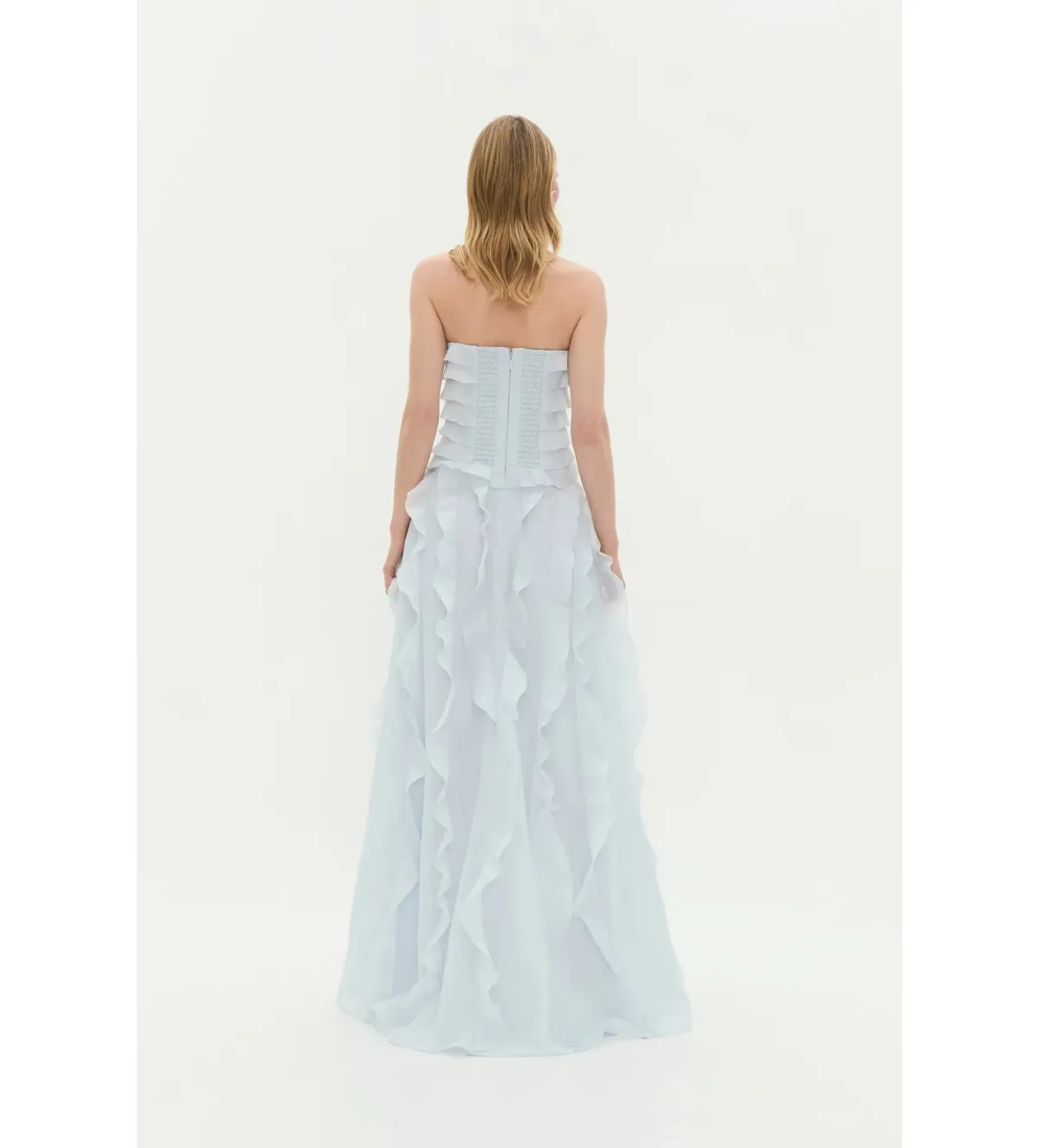Aje Allairie Gown Pastel Blue Size AU 6 - Image 3