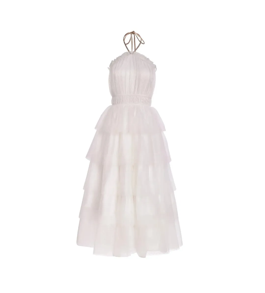 Alamour Barbara Midi Dress White Size L AU 12 for rent on The Volte - main image