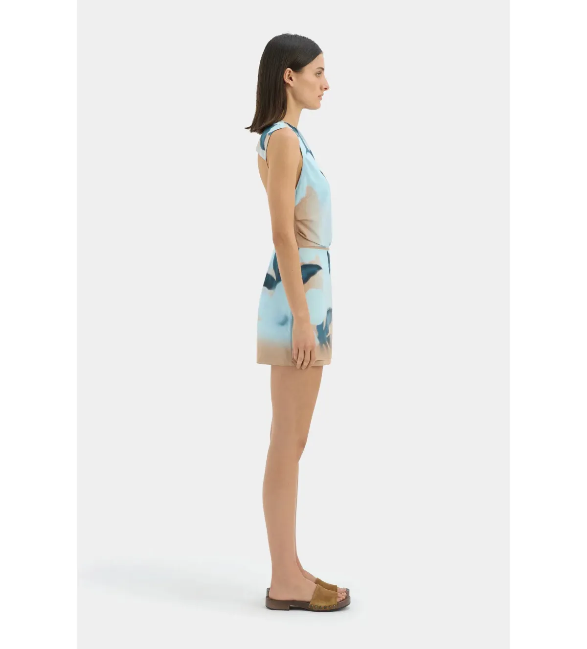 Sir the Label Serene Mini Dress Sequoia Blue Floral Size 0 AU 6 - Image 2