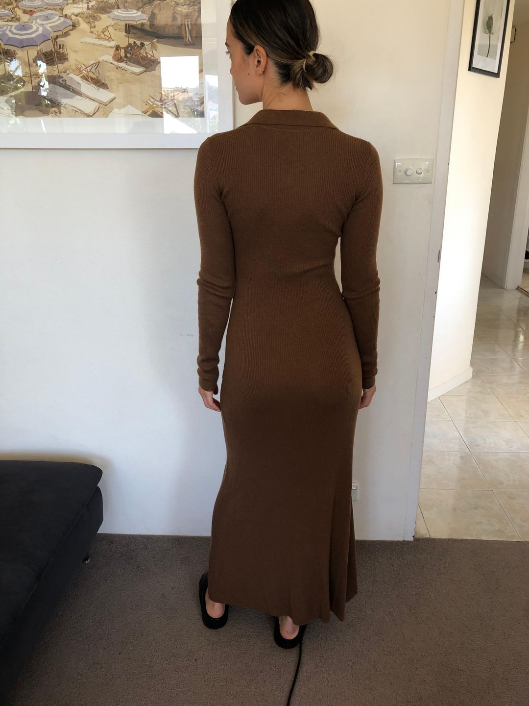 Bec and Bridge - Freya Long Sleeve Maxi Dress for rent on The Volte - main image