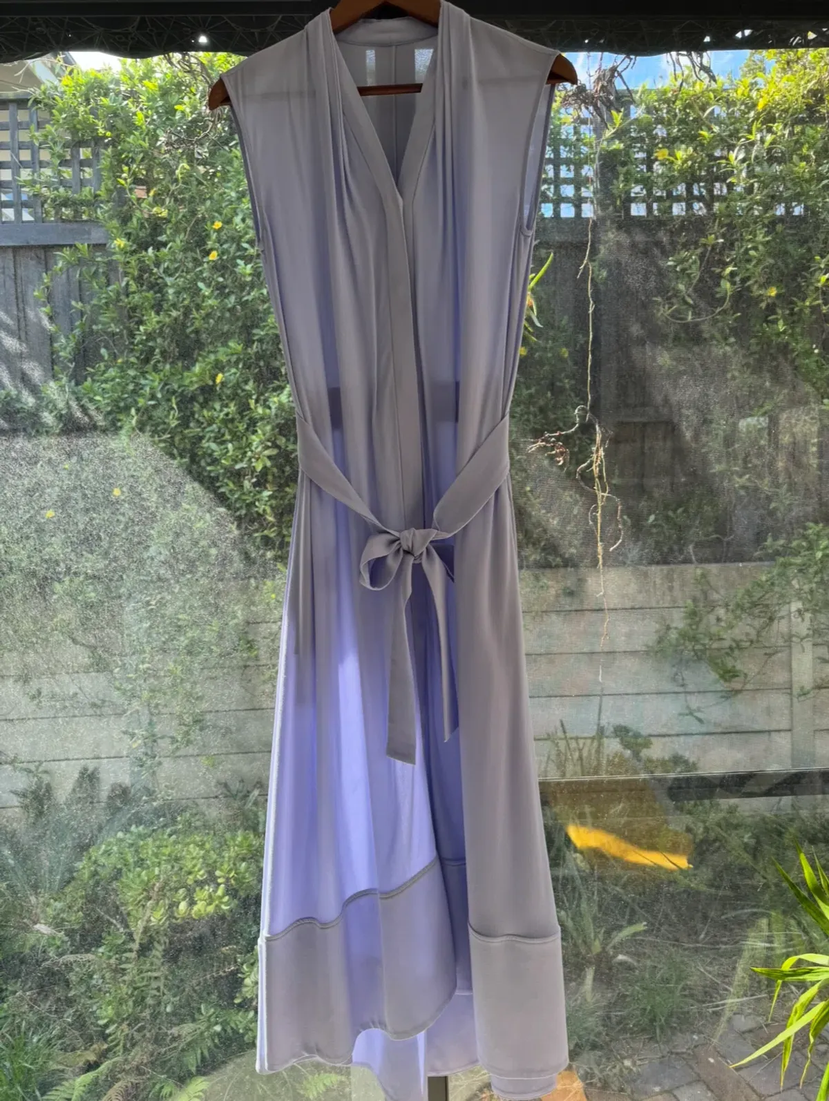 Another Tomorrow Shirtdress Purple Size 8 - Image 2
