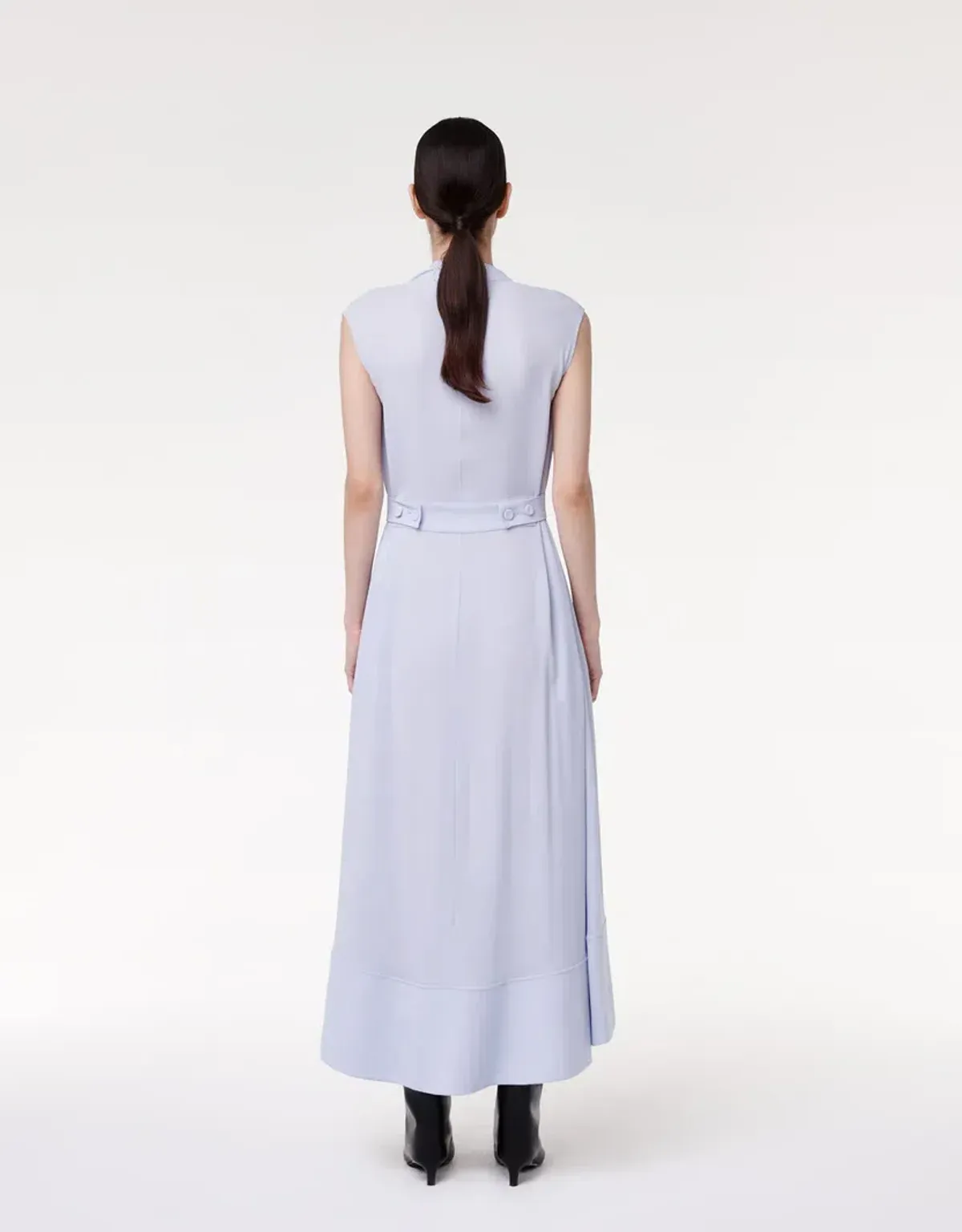 Another Tomorrow Shirtdress Purple Size 8 - Image 7