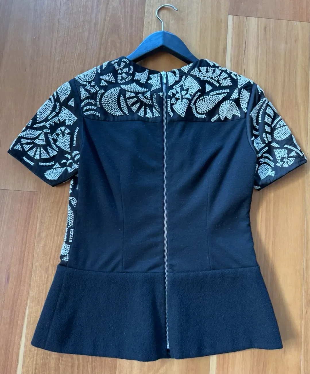 Rahul Mishra Wool and Silk Hand-Knotted Top Print Size S AU 8 for rent on The Volte - main image