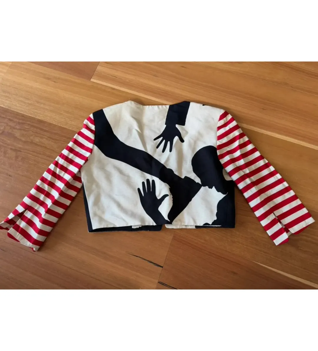 Moschino Cheap and Chic Cropped Blazer Shadow Dancer Size AU 8 for rent on The Volte - main image